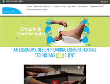Tablet Screenshot of pamperedperch.com